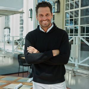 Collars & Co Hoodie Mens 2XL Black Double Knit Cotton Preppy Casual Pullover NWT